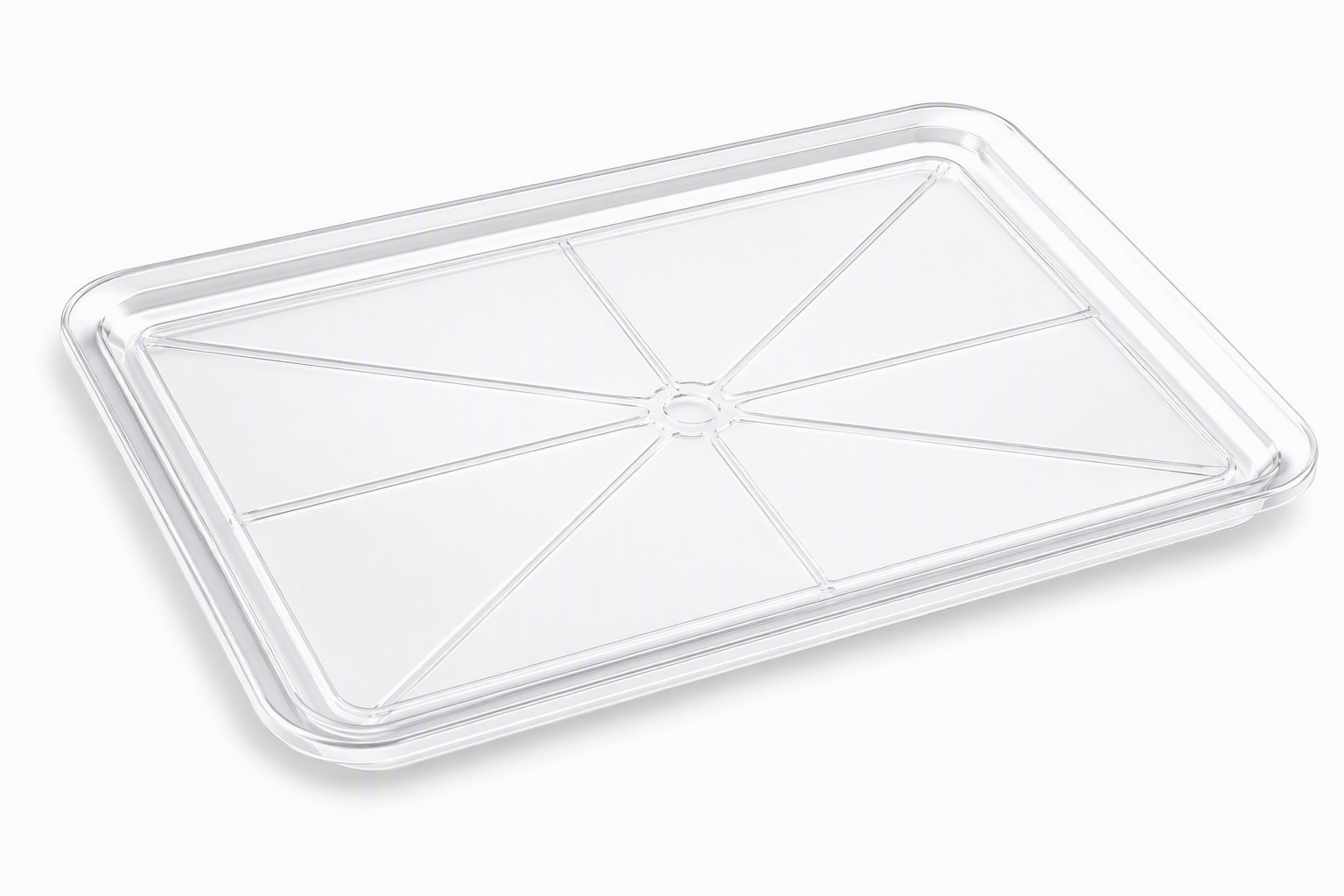 PLATEAU SELF-SERVICE 50X37cm - Transparent - GOLD PLAST